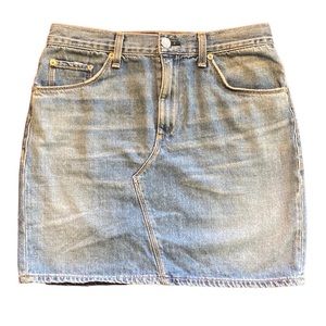 Rag & bone classic 5 pocket blue denim Jean mini skirt 27 timeless bottom